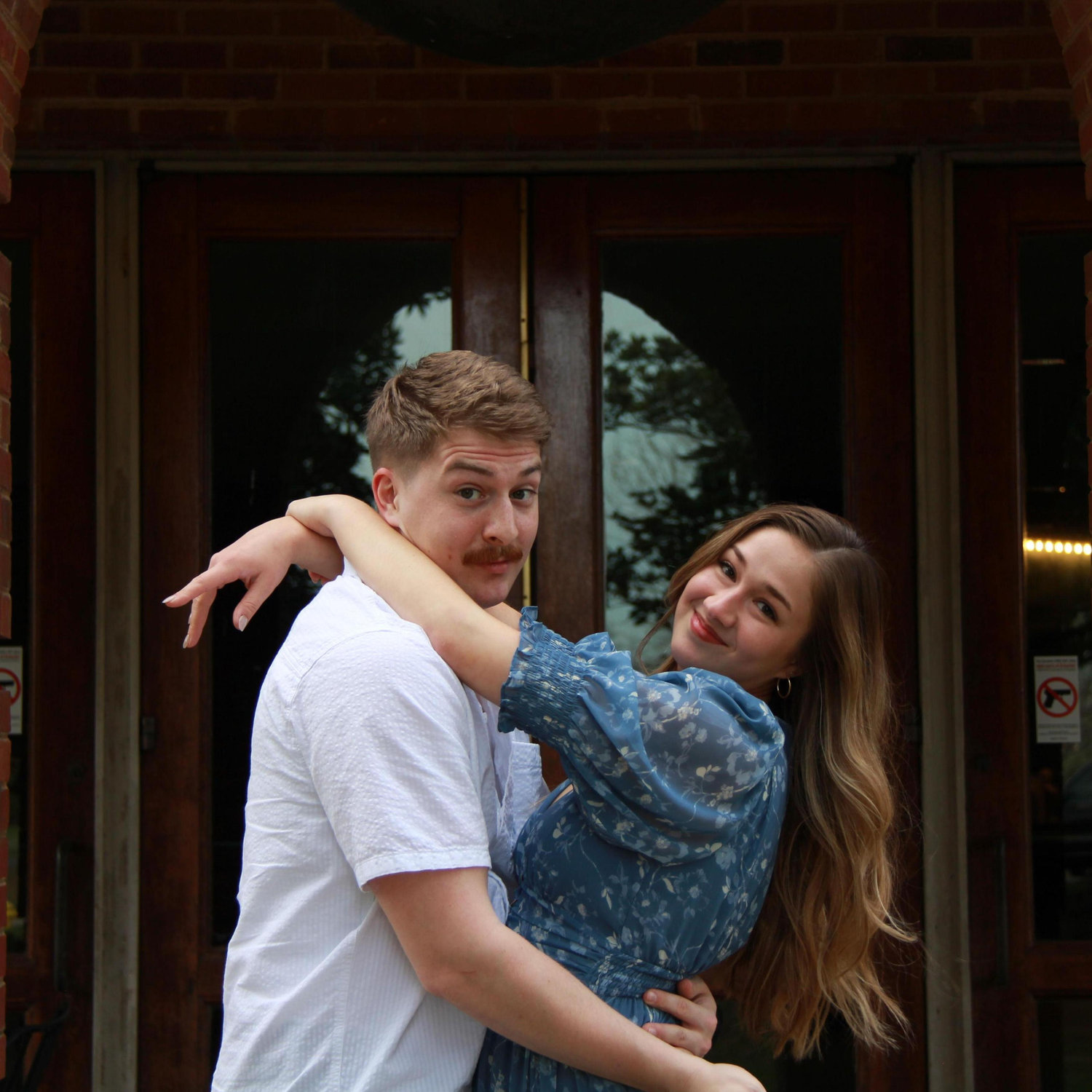 Our engagement photos were taken in Montgomery, Alabama where Hunter currently works.