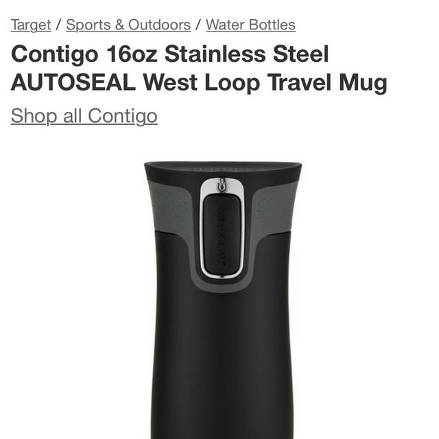 Contigo 16oz Stainless Steel AUTOSEAL West Loop Travel Mug
