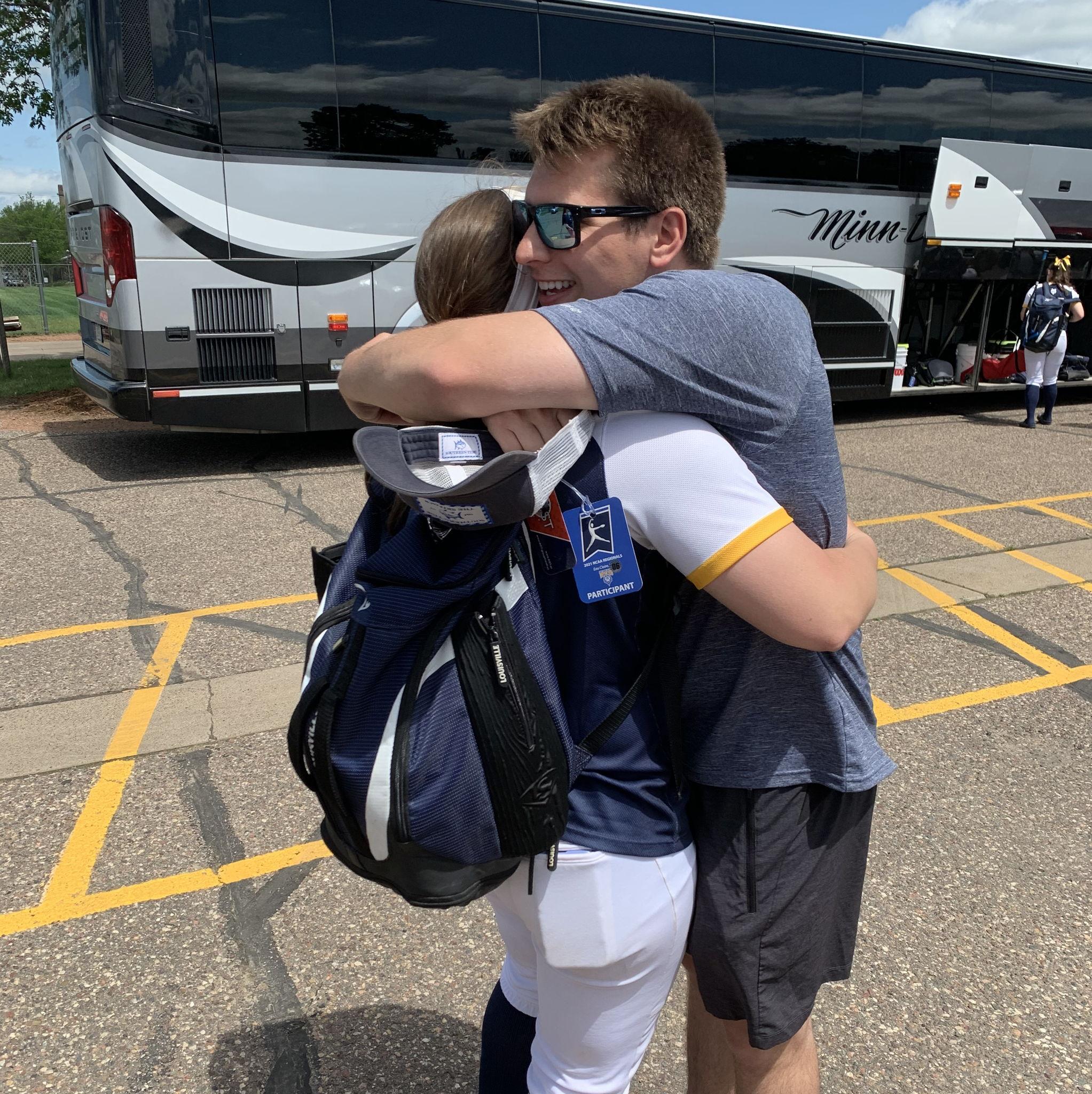 2021 - Eau Claire, Wisconsin for Erin's final softball game.