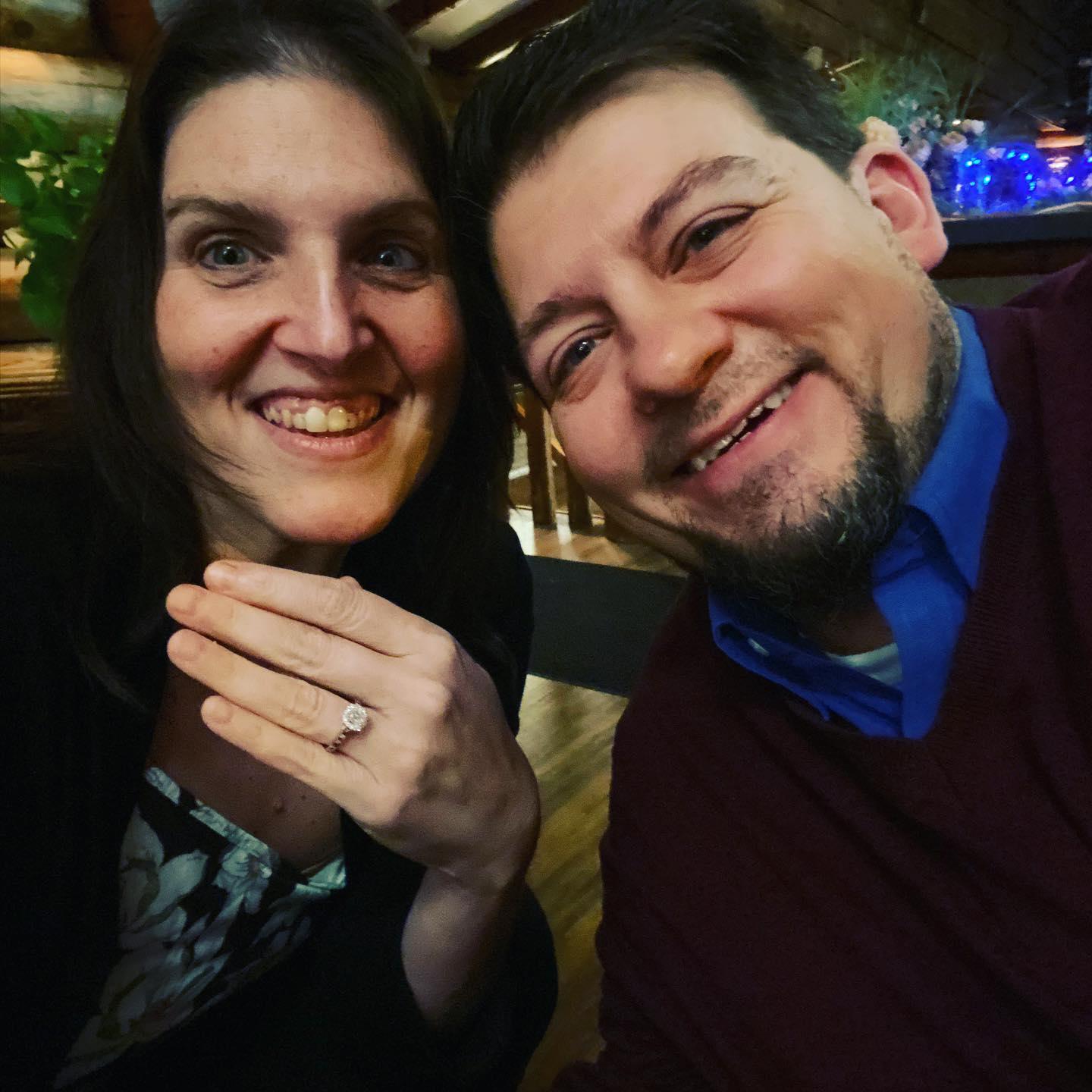 The night of our engagement March 11, 2022!