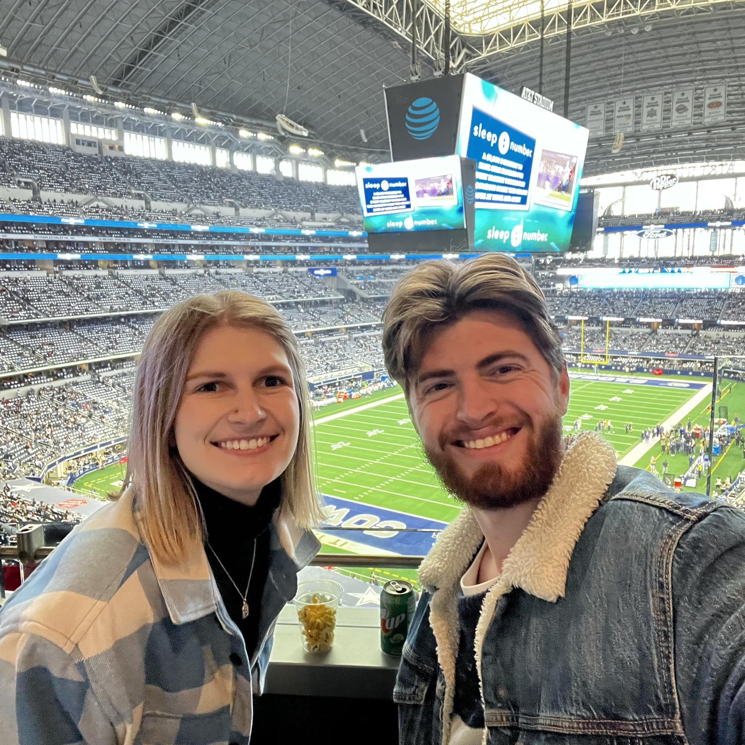 Watching the Cowboys play! They won (barely)! December 2022.