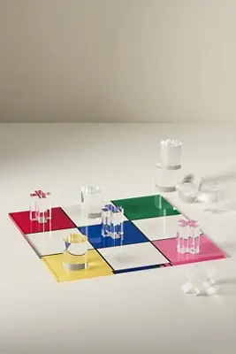 Lucite Tic Tac Toe Board Game