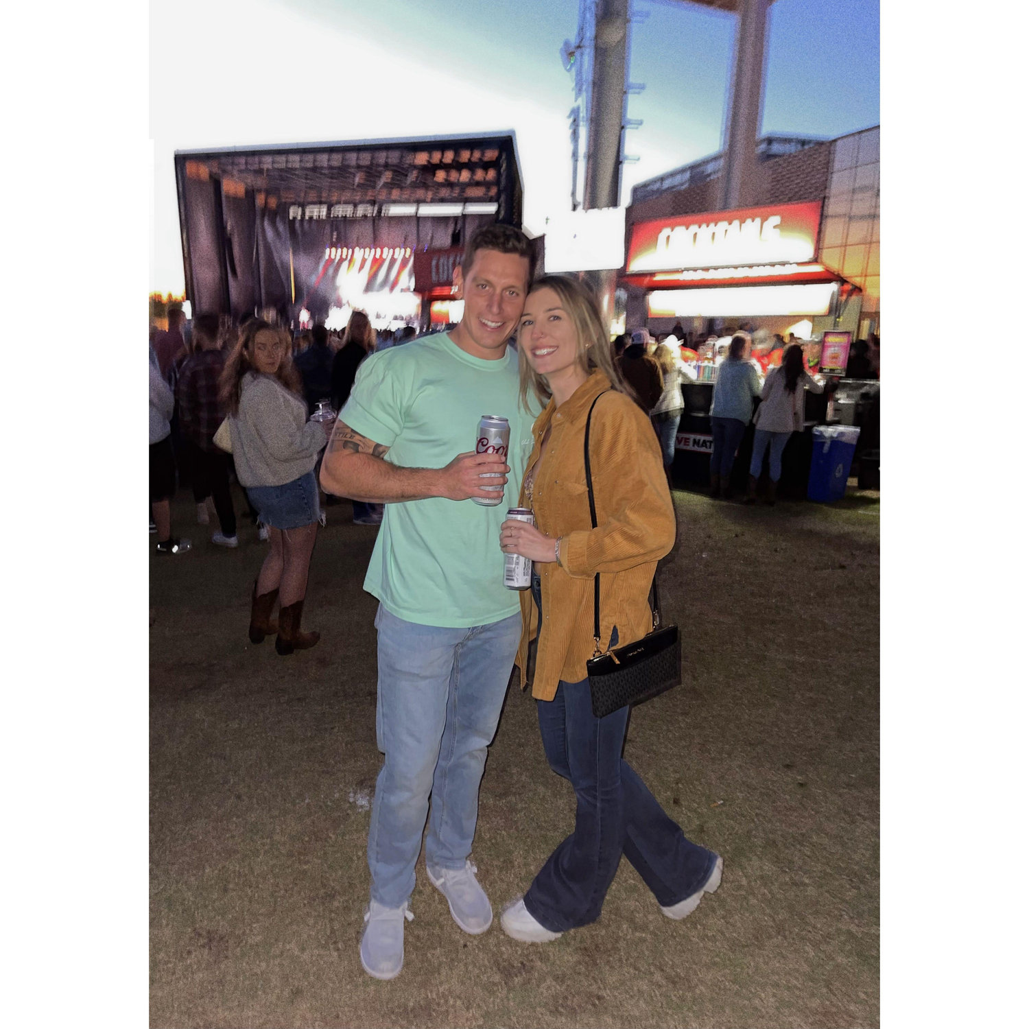 April 5th, 2024 : Our first concert together was Chase Rice in Wilmington, NC