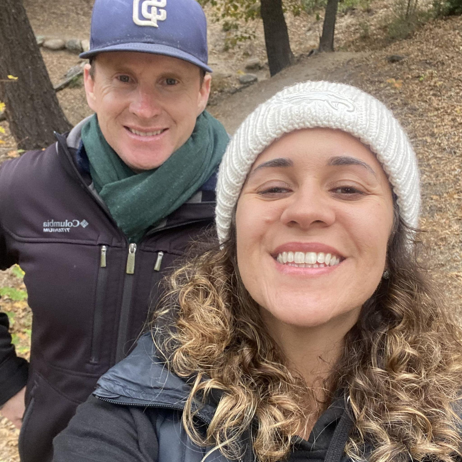 Fall hiking in the mountais