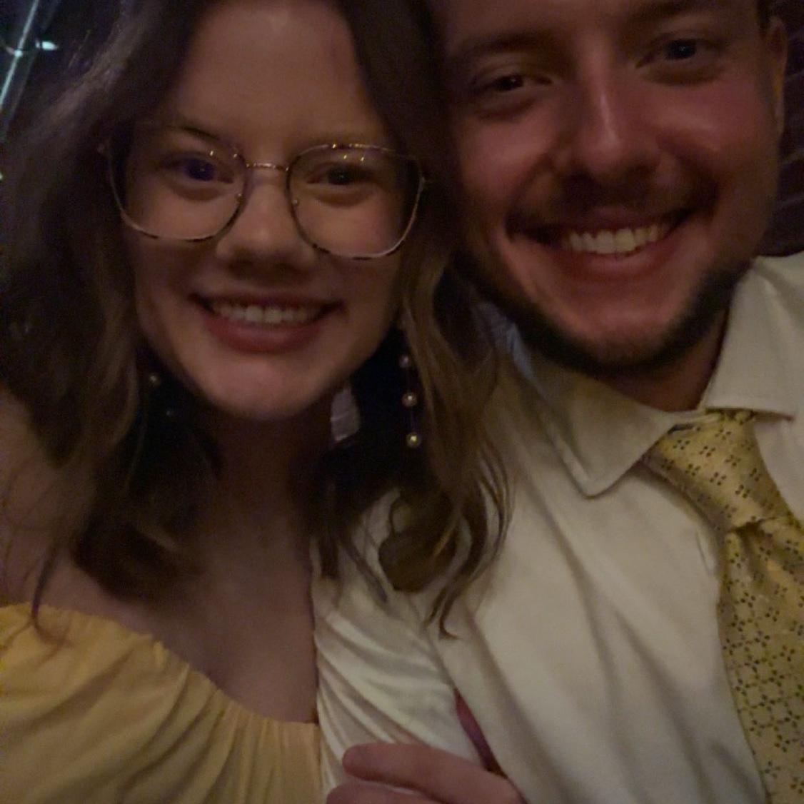 Lexie and Graham at, her cousin, Cari’s Halloween wedding as Beauty and the Beast!