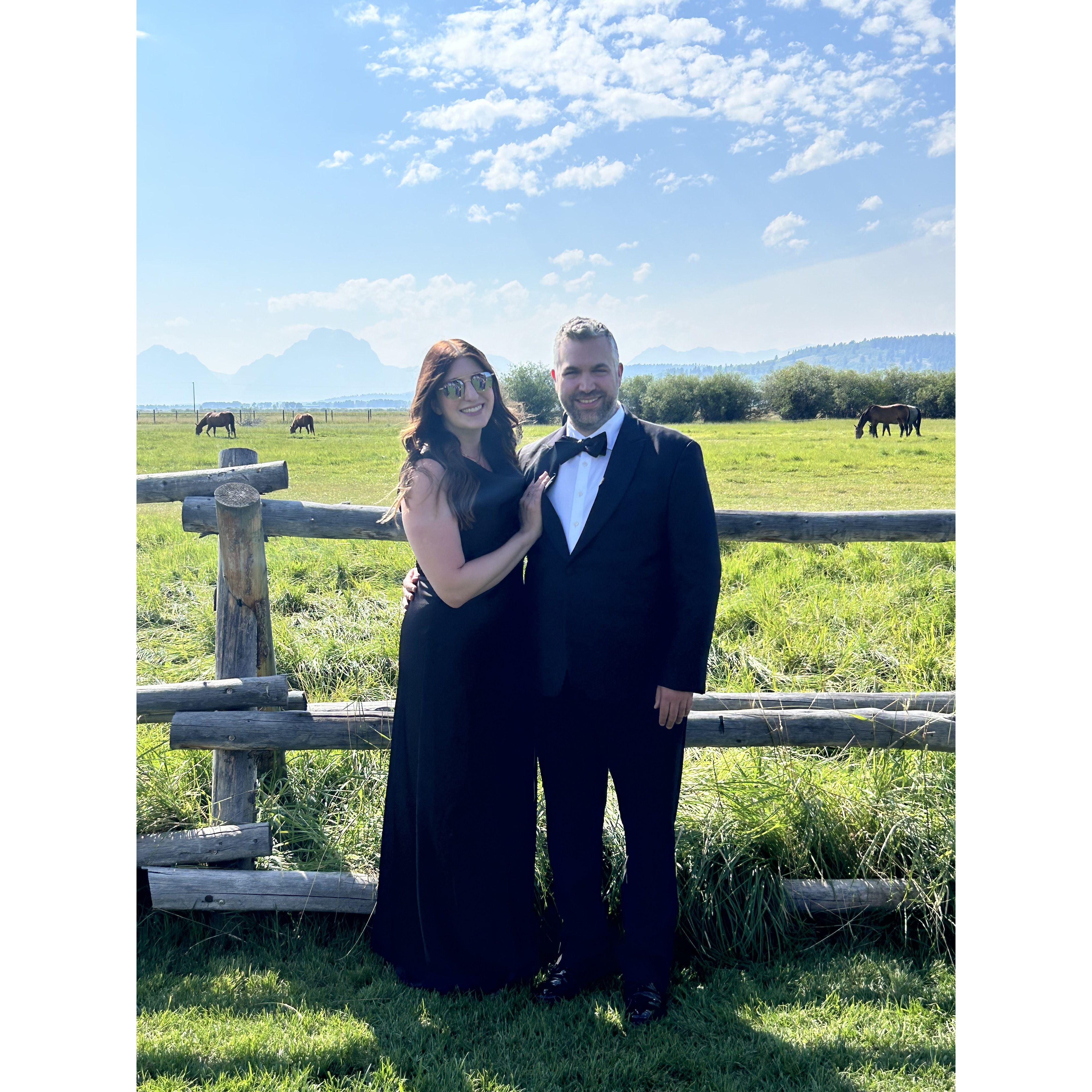Chris + Carly's wedding in Jackson Hole