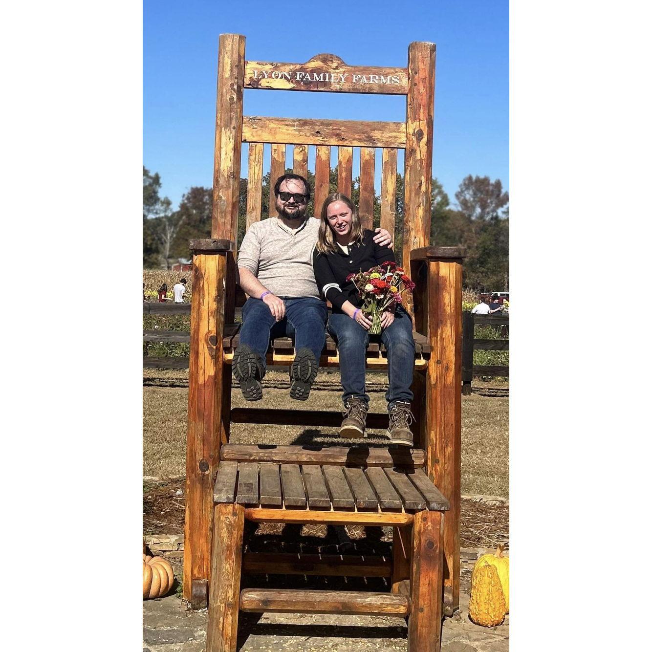 Annual pumpkin patch trip