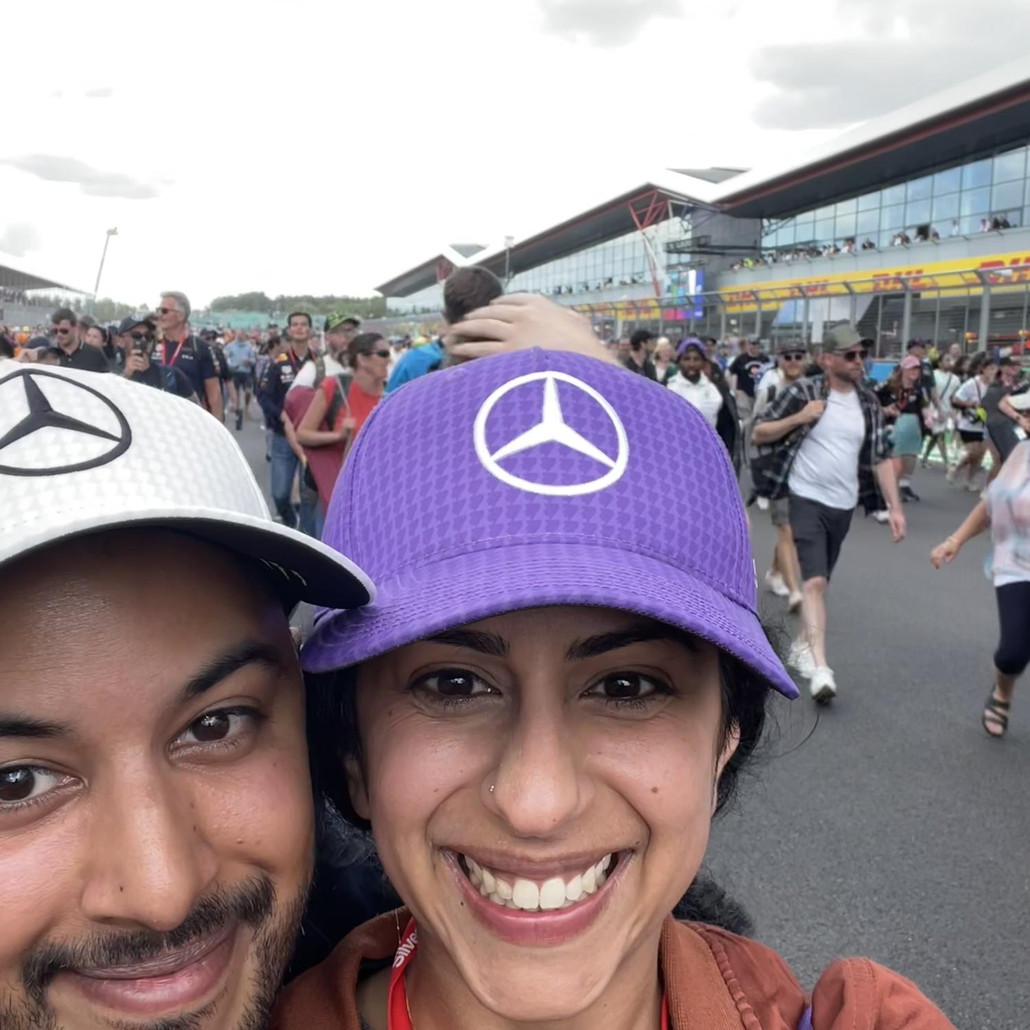 Our first F1 Race!!!!! Seeing Sir Lewis in person, can't get better than that!