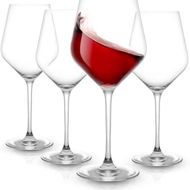 Set of 4 Italian Wine Glasses, 17 oz