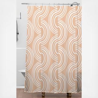 Wander Desert Clay Shower Curtain