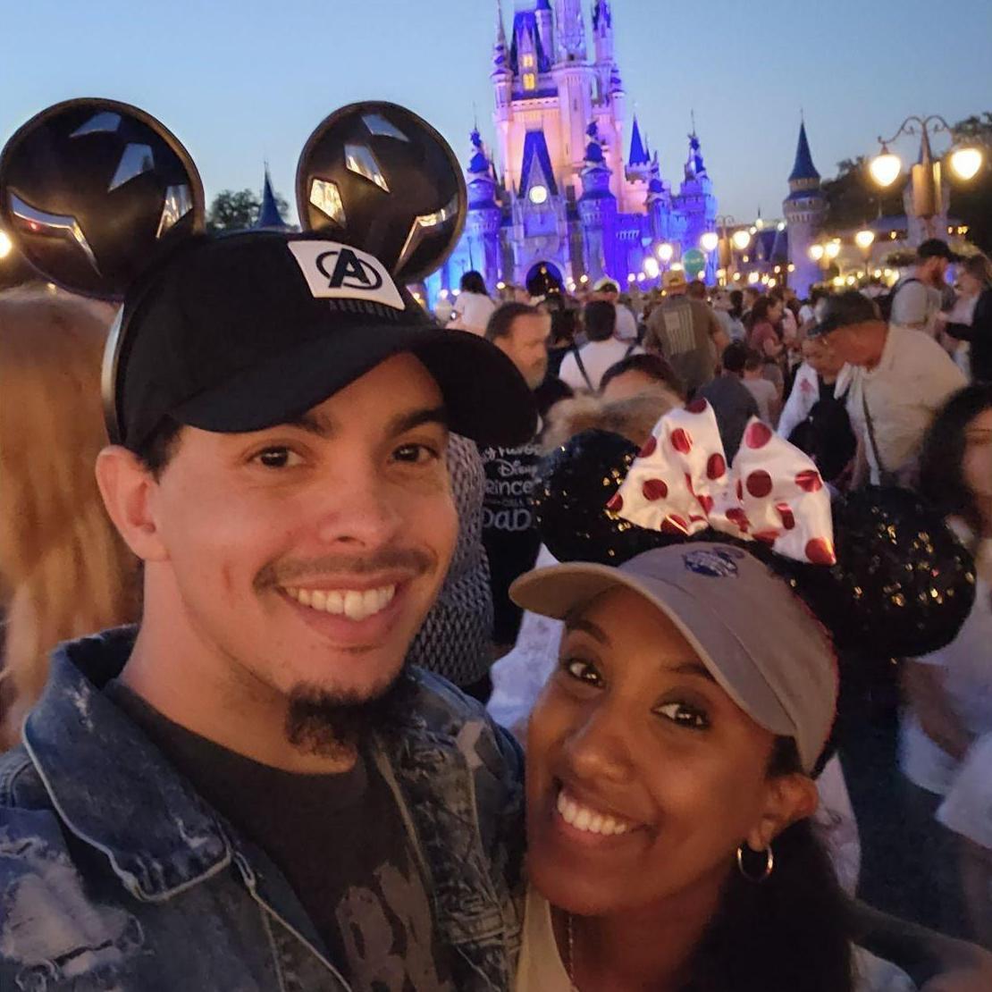 Our first time at Disney World together.