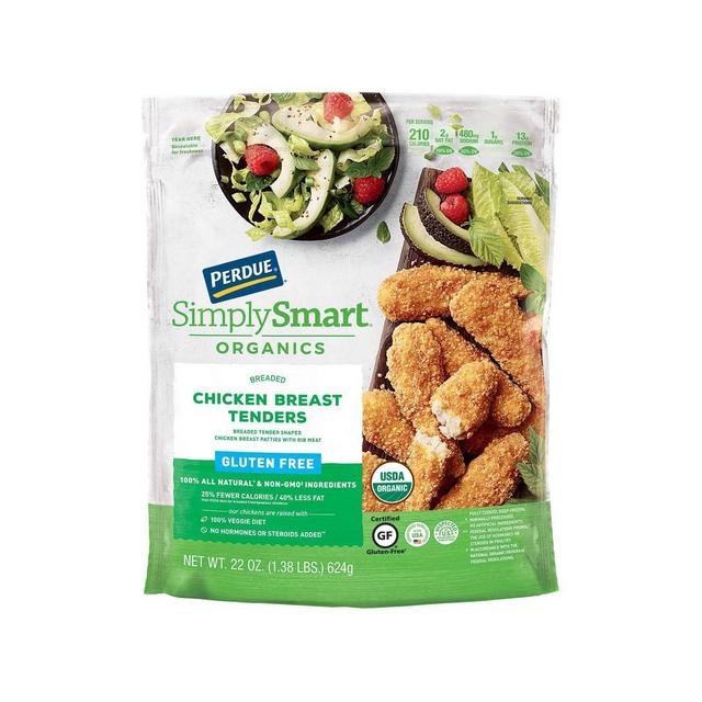 Perdue Simply Smart Organics Gluten Free Breaded Chicken Breast Tenders - Frozen - 22oz