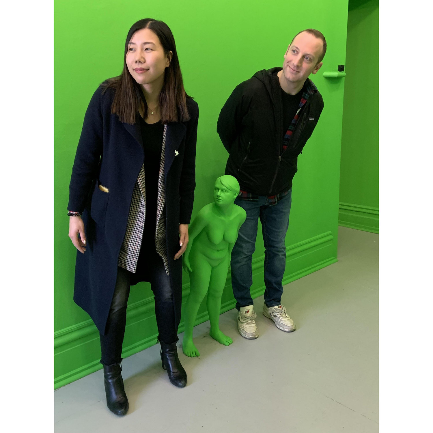Having some fun at the Mattress Factory Contemporary Art Museum in Pittsburgh