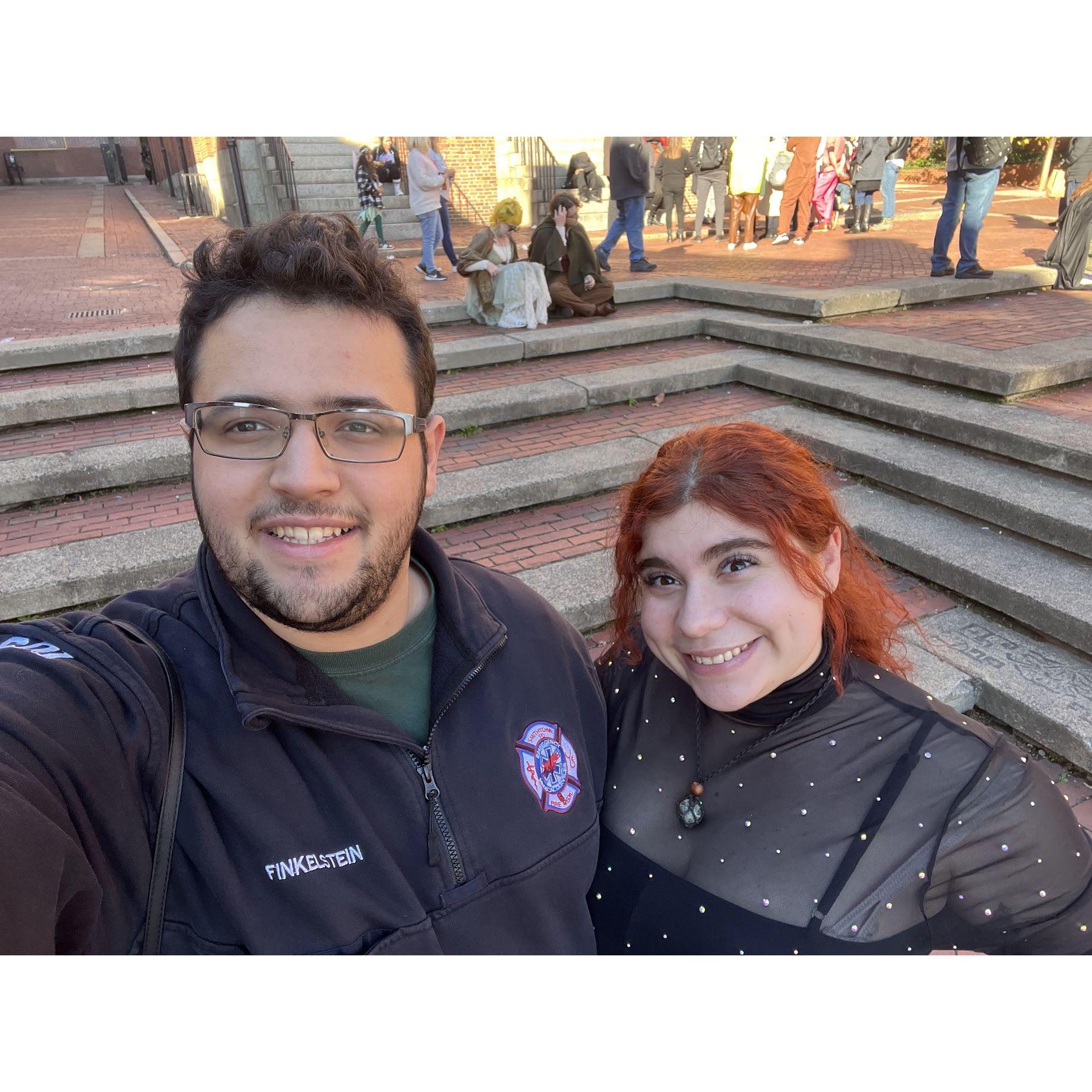 October 31st, 2023 - Angelina and Matthew spent Halloween (Angelina's favorite holiday) in Salem!