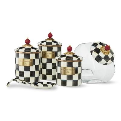 Mackenzie-Childs Courtly Check Kitchen Organizer Collection