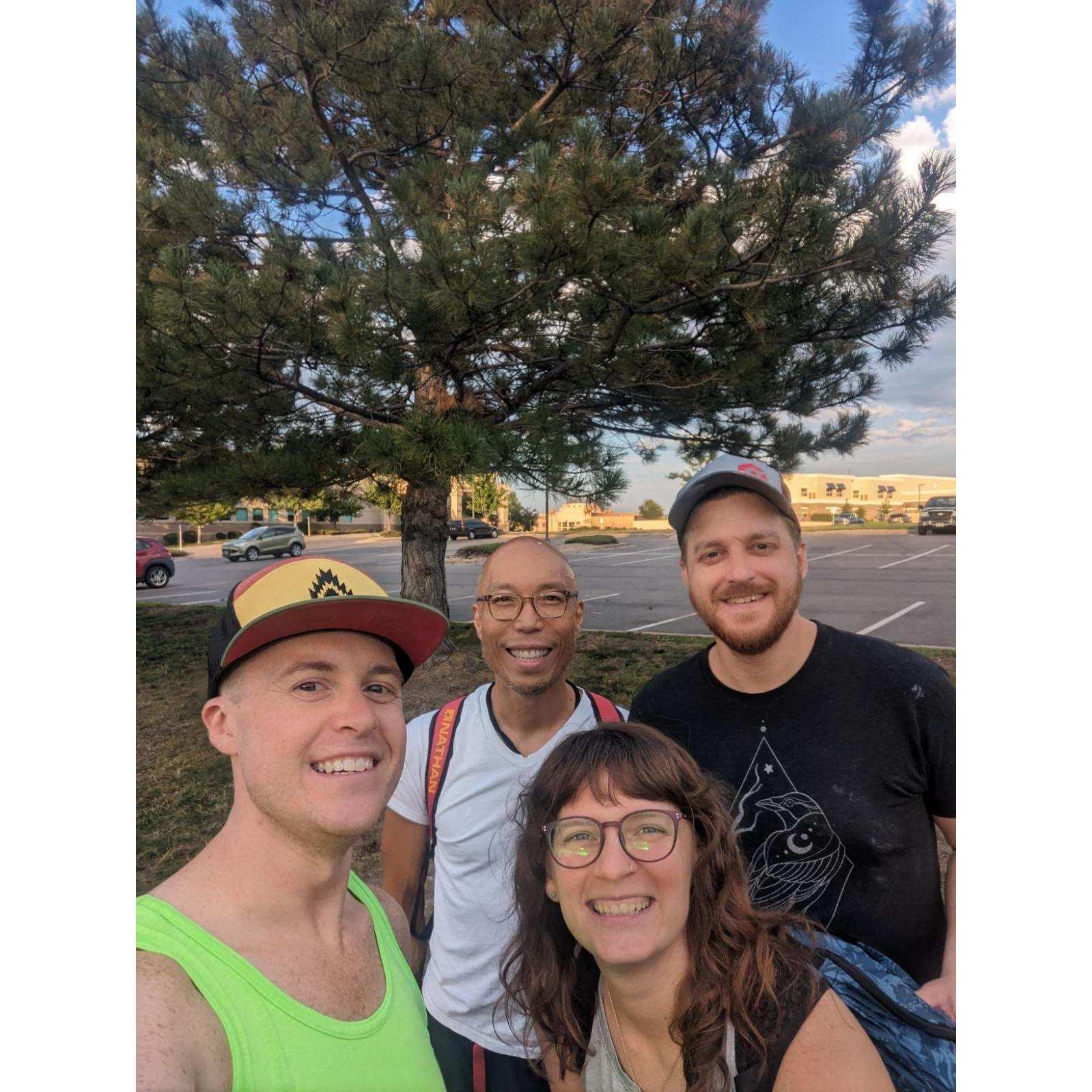 During our first year of dating, this was our Climbing Crew we climbed with 1-2 times a week.