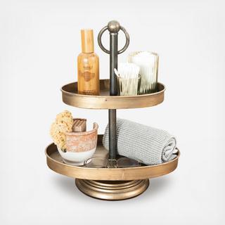 Decorative 2-Tier Tray