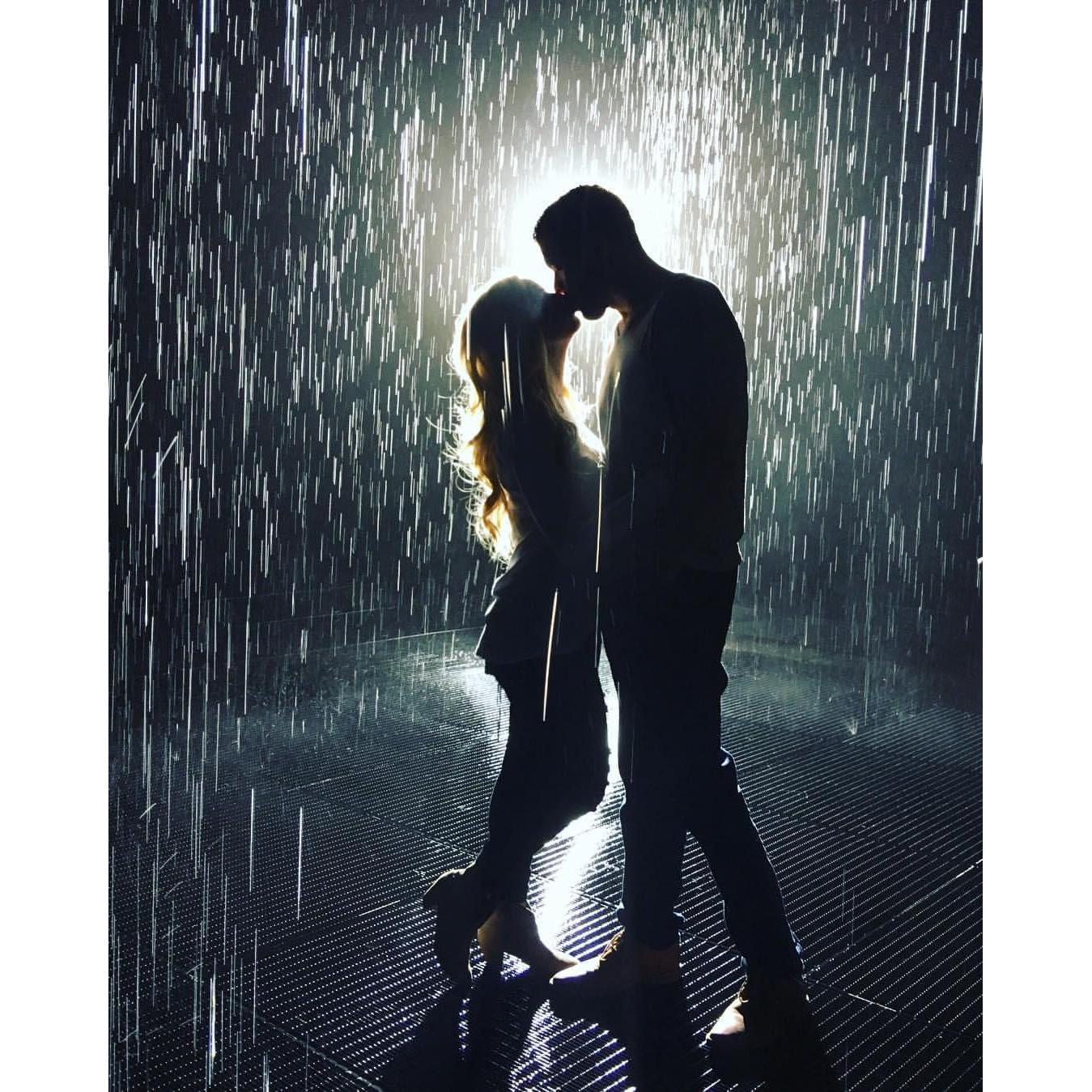 LA art museum! Rain Room
