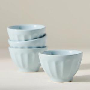 The Latte Stoneware Nut Bowls: Set of 4