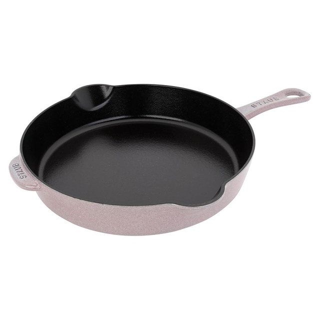 STAUB Cast Iron 11-inch Traditional Deep Skillet - Lilac