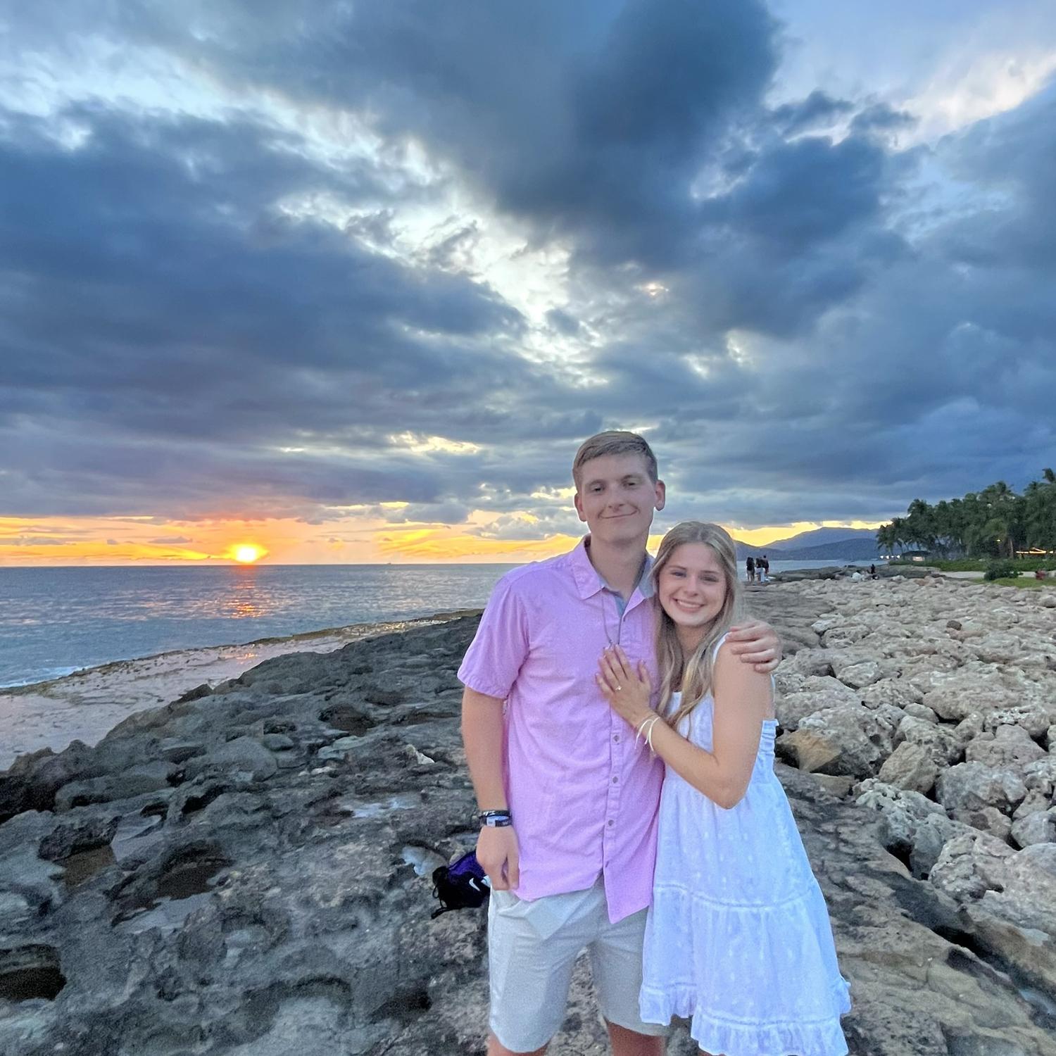 Trip to Hawaii turned into our engagement!!