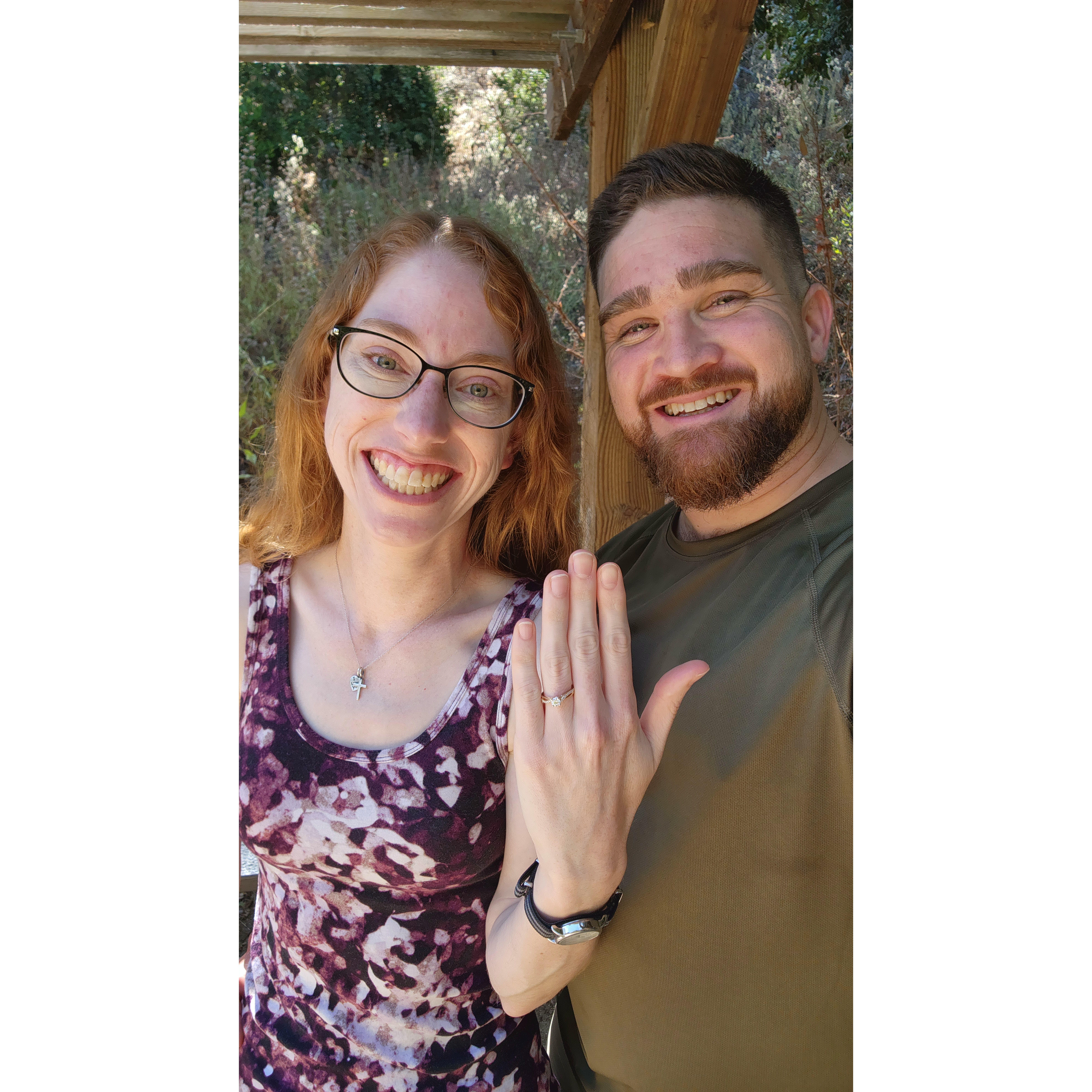 August 6, 2024 Engaged at Oak Canyon Nature Center