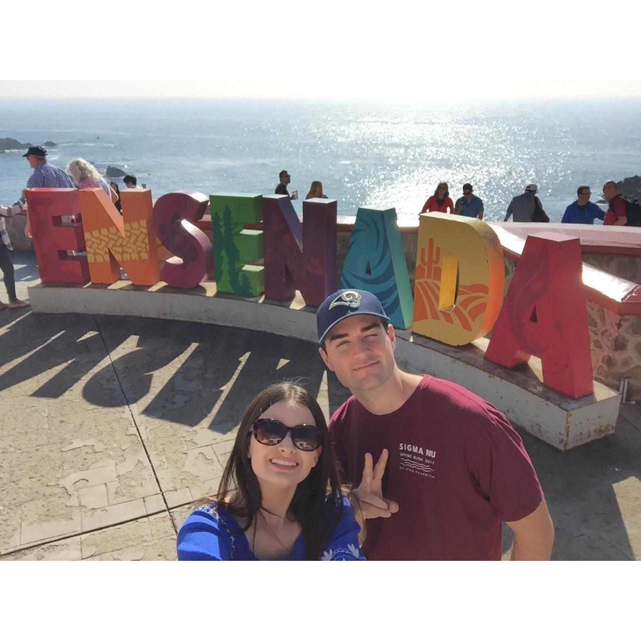 New Year's cruise to Ensenada with Kyle's family- 2018