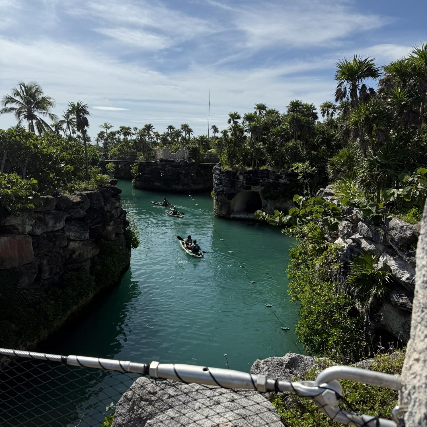 This the hotel's lagoon. It's pretty long so you can get a work out in if you want to swim or kayak!