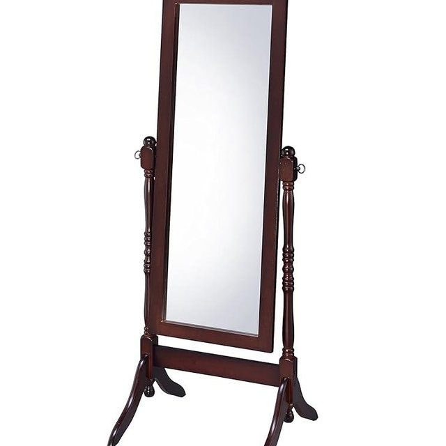 Proman Products Victoria Cheval Mirror, Walnut