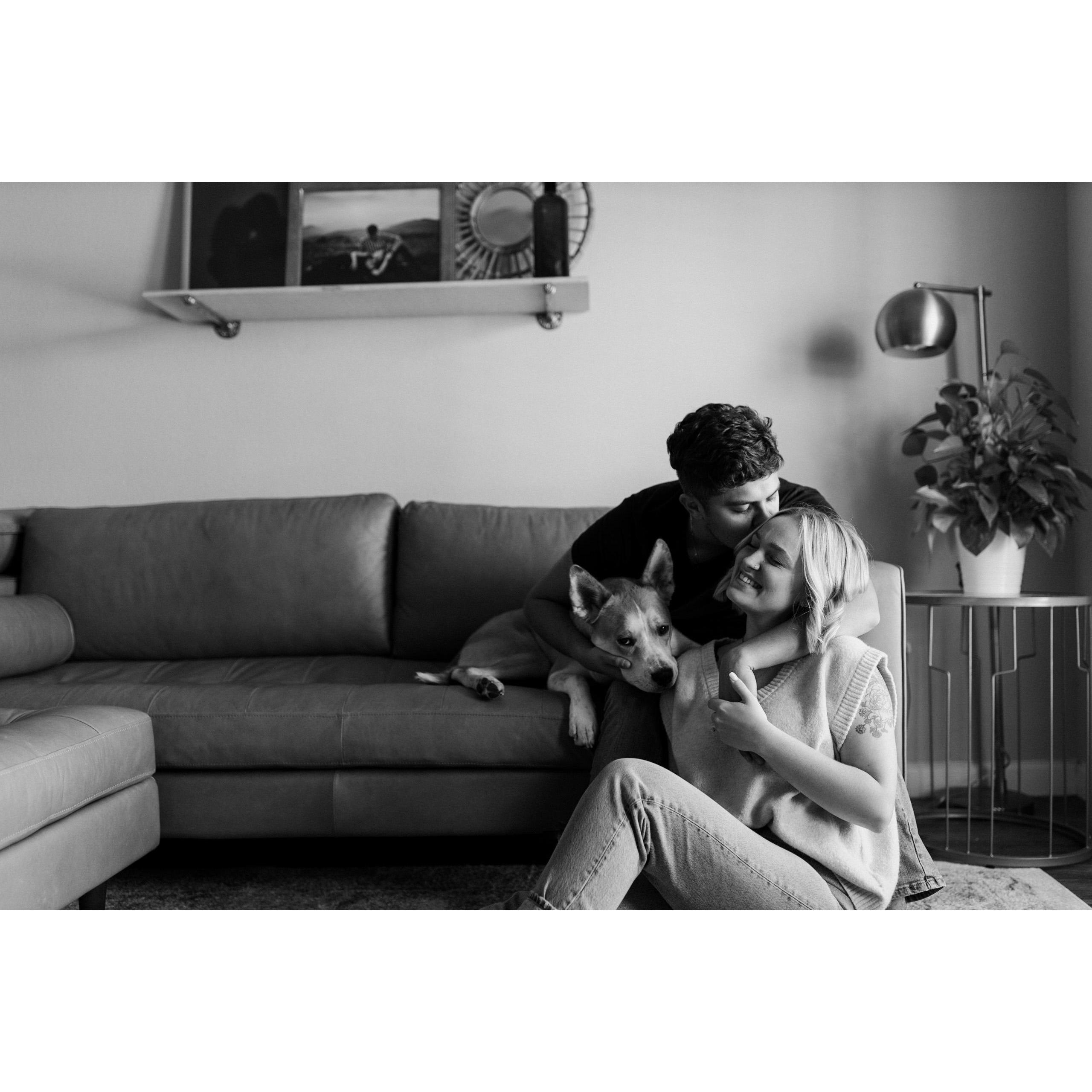 Our first apartment together