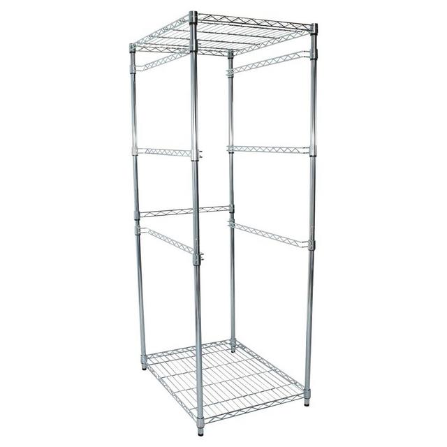 5-Tier Steel Storage Bin Rack – Maximize Space, Declutter, Organization, NSF Certified, Zinc Plated, Heavy Duty Metal for Garage, Pantry, Kitchen, or Workspace, Five Shelves, 31″ x 23″ x 72″