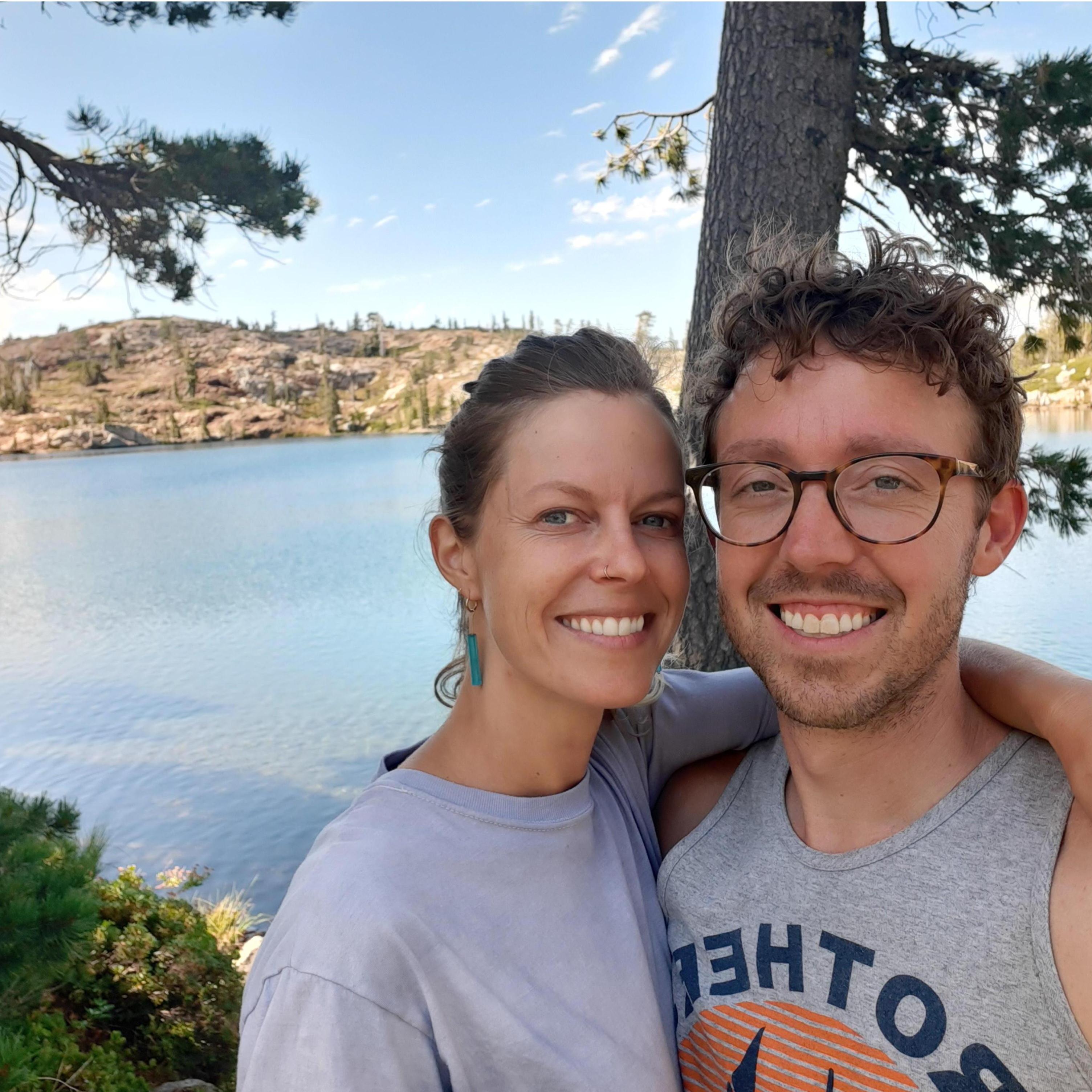 Our first overnight hike in Tahoe National Forest.