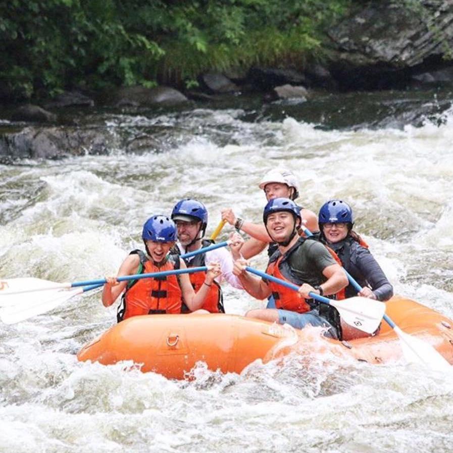 Gatlinburg, TN white water rafting 2017