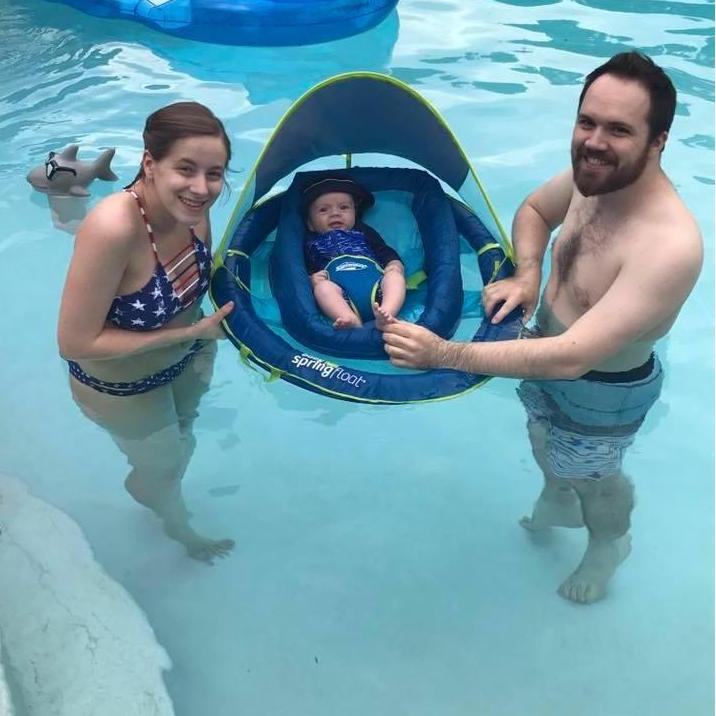 Family pool time!
