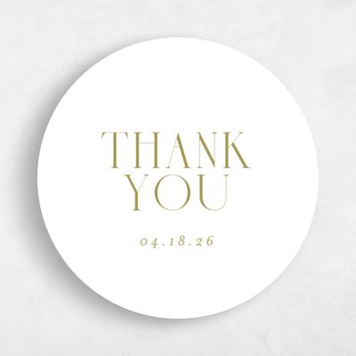 Olive Green Wedding Sticker - Portsmouth