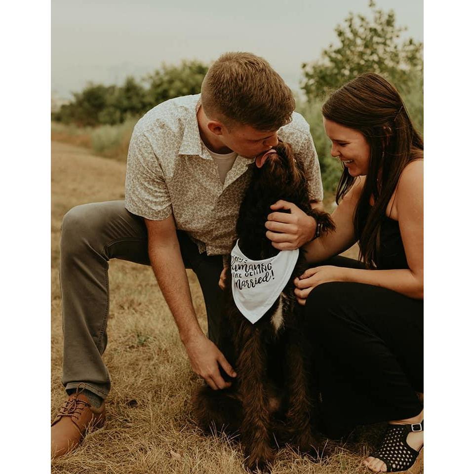 Zoey stole the show during our engagement photos of course