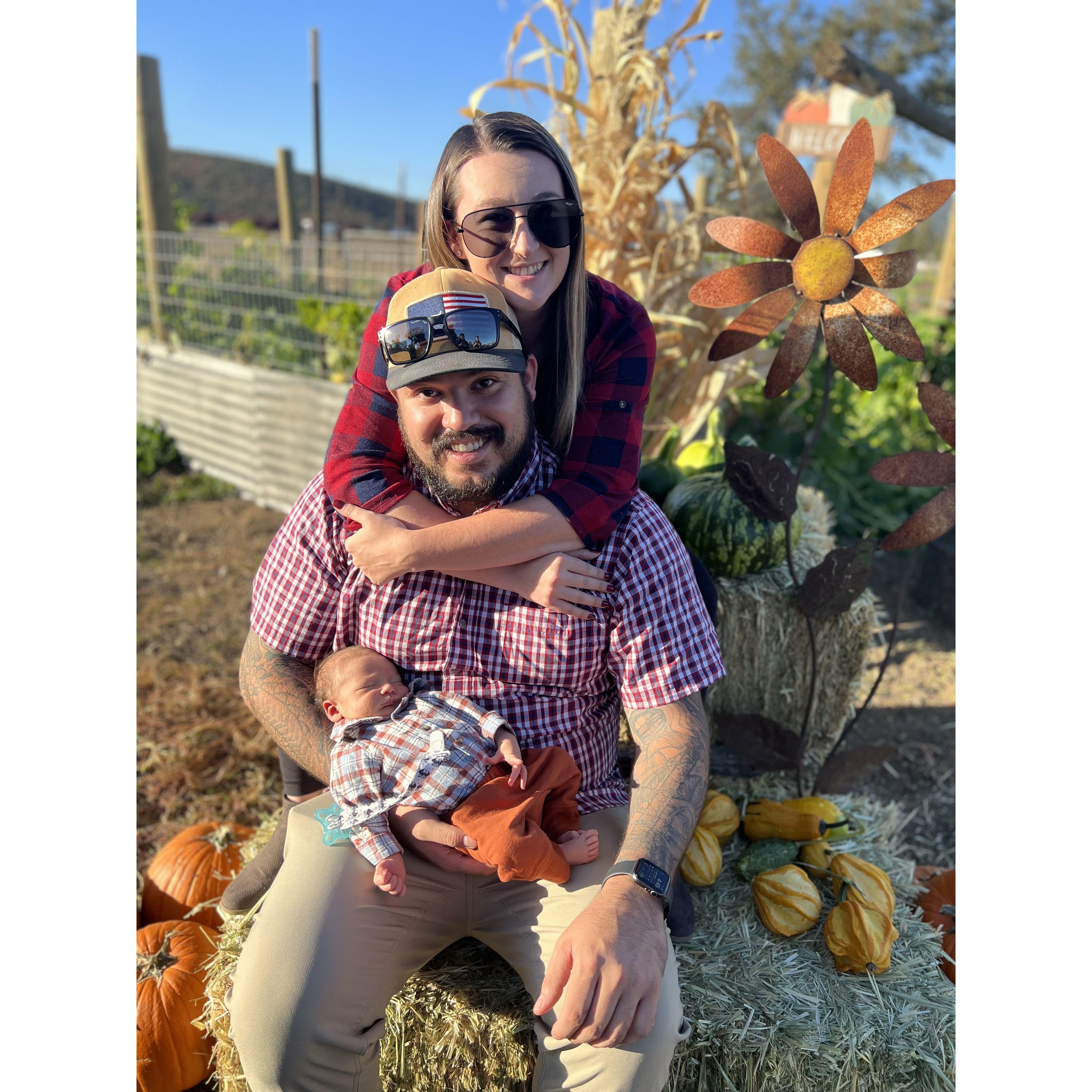Our first Thanksgiving as a family of 3