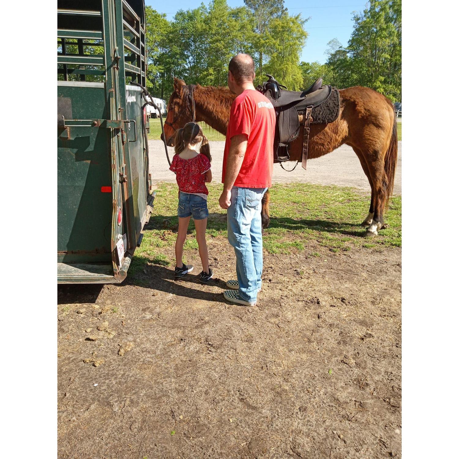 First horseback ride