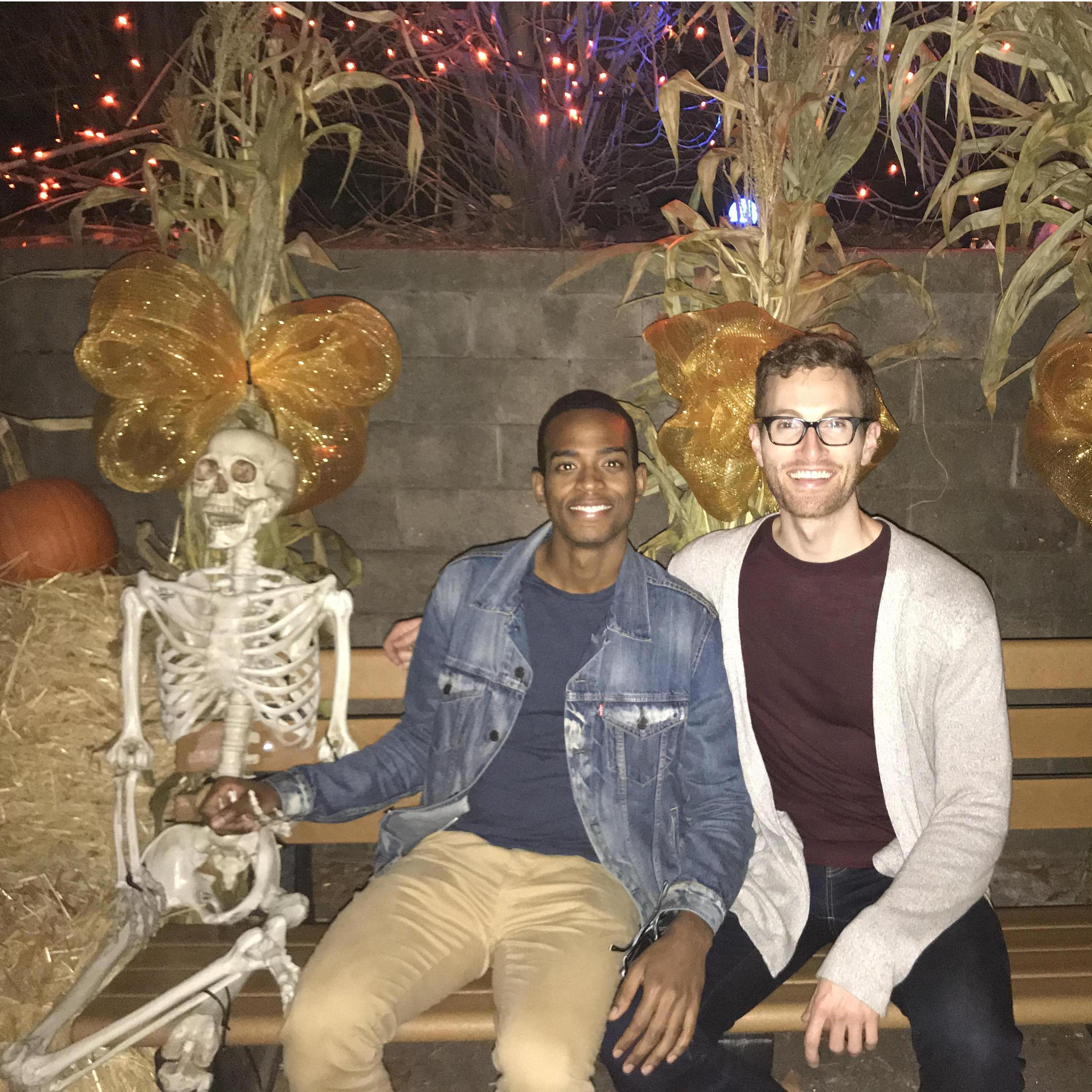 Halloween antics in Rhode Island.