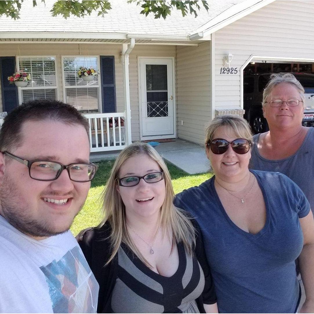 Our first trip to see my parents in Idaho