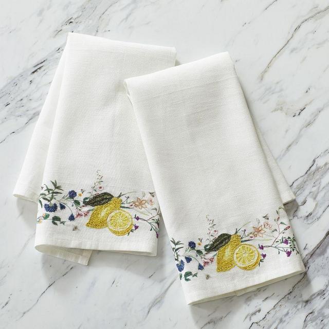 Monique Lhuillier Positano Guest Towels, Set of 2