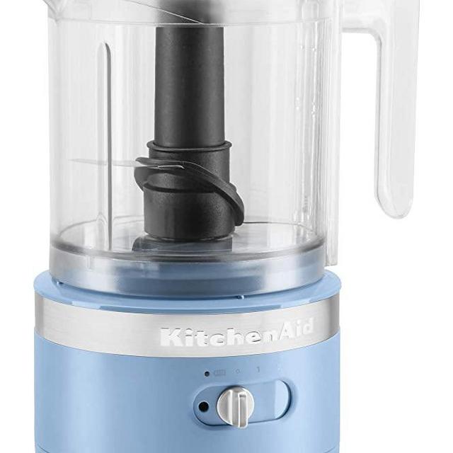 KitchenAid KFCB519VB Cordless Chopper, 5 cup, Blue Velvet