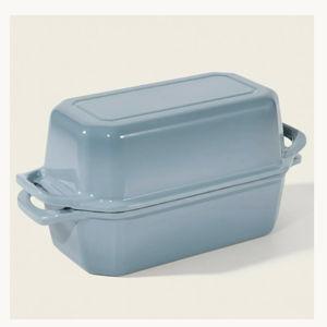 Slate Blue Enameled Cast Iron [9 x 5 in] Loaf Pan Set