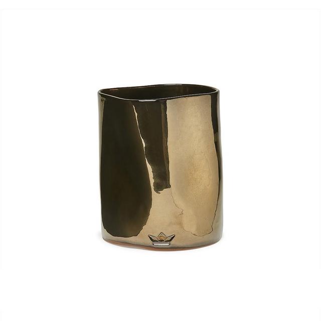 Dutchdeluxes Ceramic Utensil Holder, Platinum