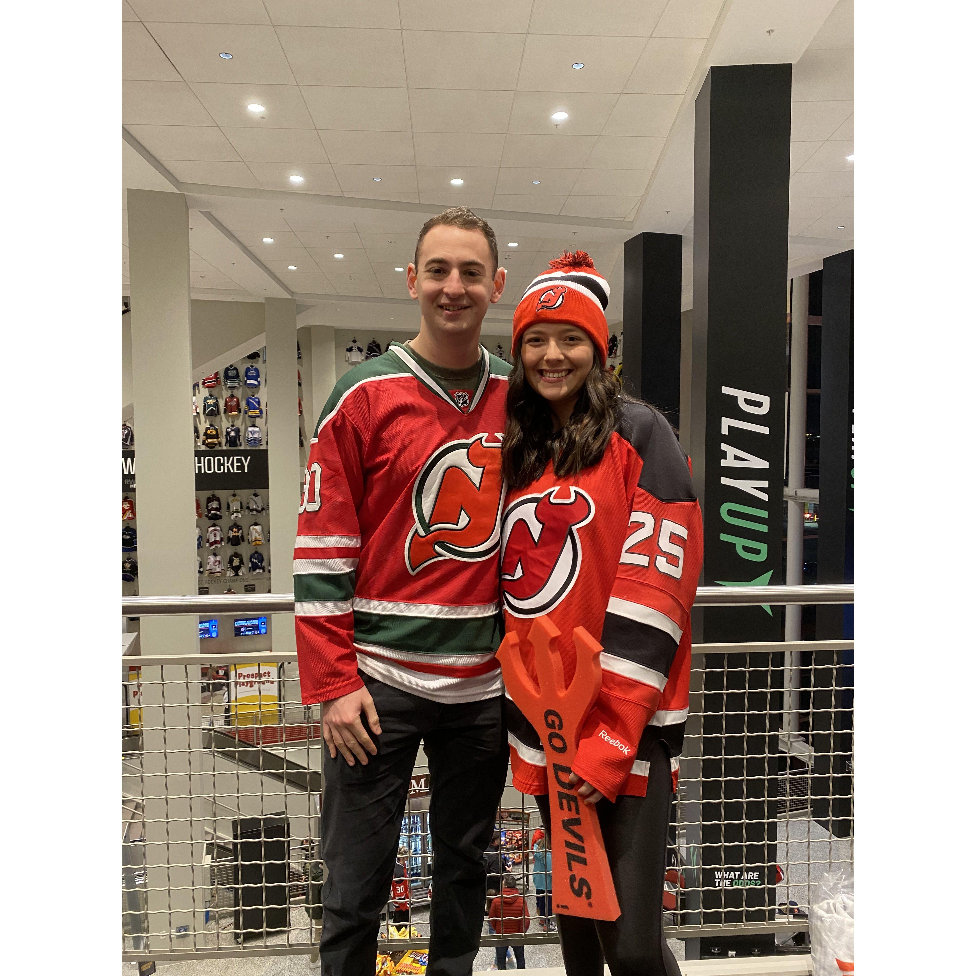 Our 1st Devils game together!