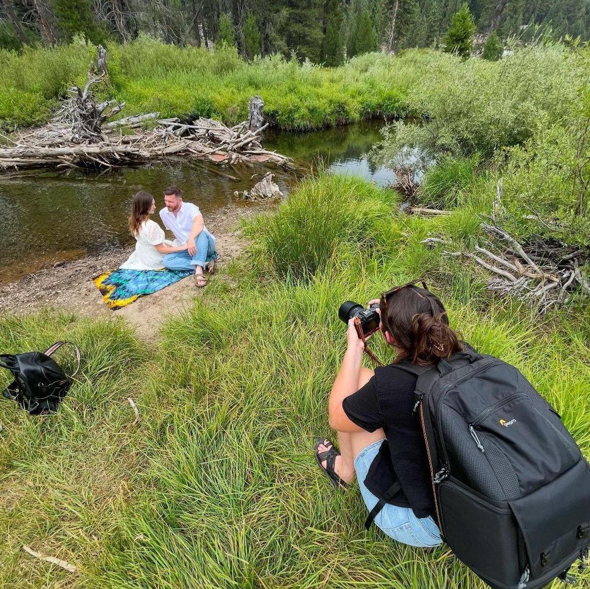 Maid of honor extraordinaire - the wonderful Jamie Erickson took our engagement photos, we couldn't be more grateful!
