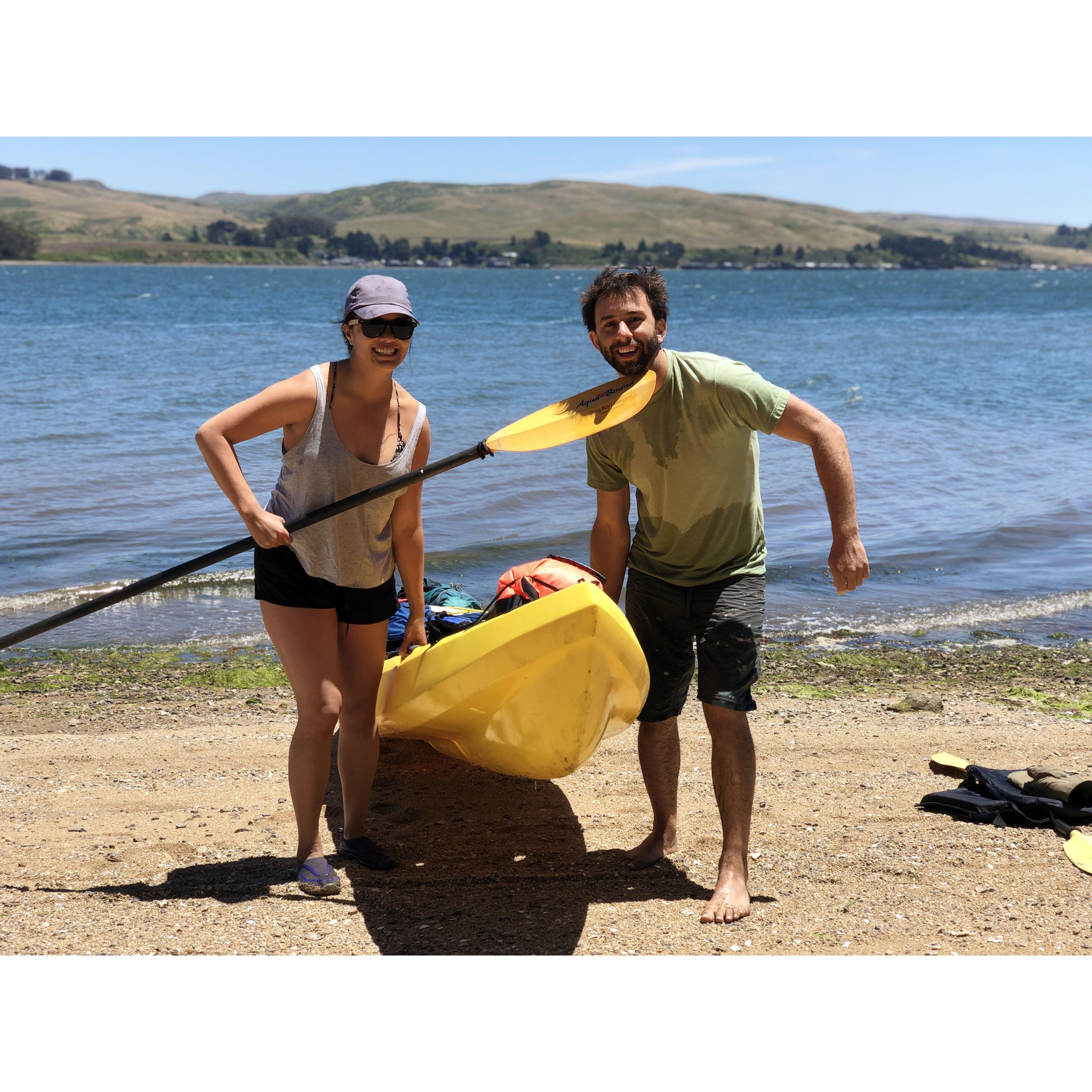 Kayak Camping Point Reyes Summer 2019