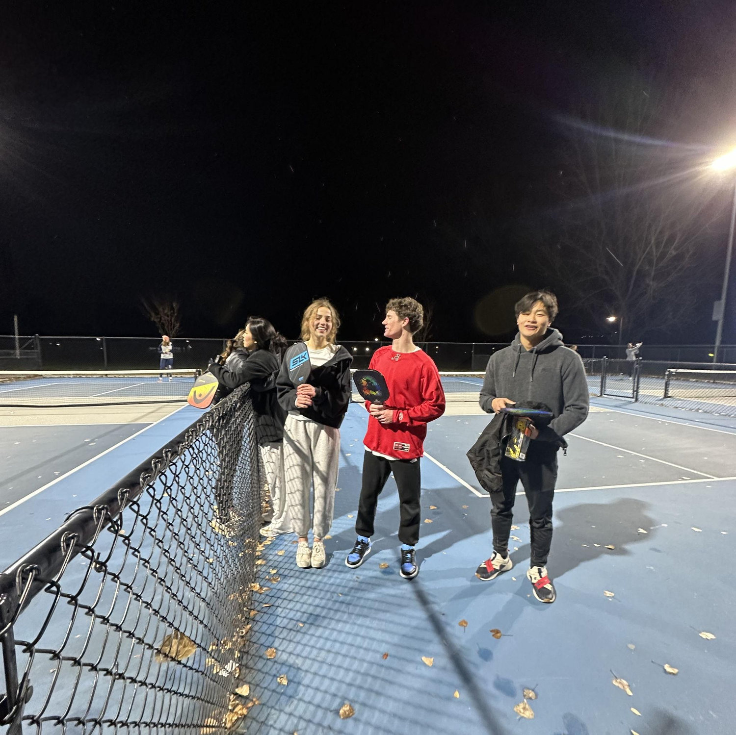 The first event I felt courageous enough to invite him to was pickleball. He was my partner, and, despite losing every game, we had a lot of fun.