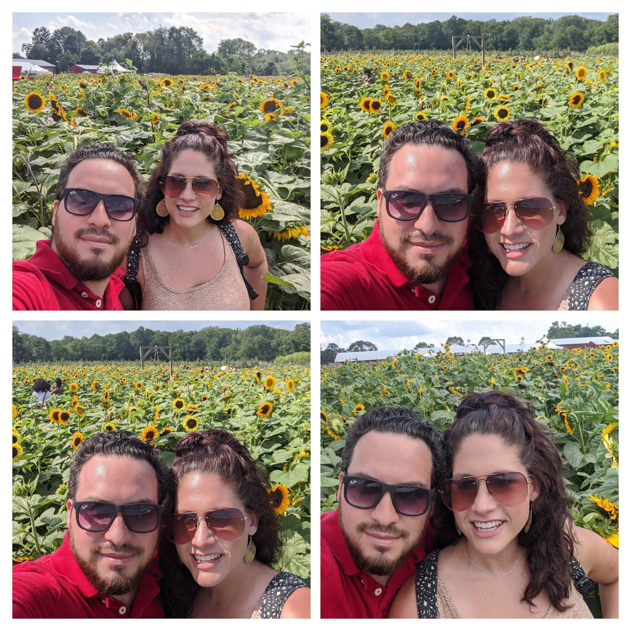 August 2020 - one of our first outings to a sunflower field ๐ป