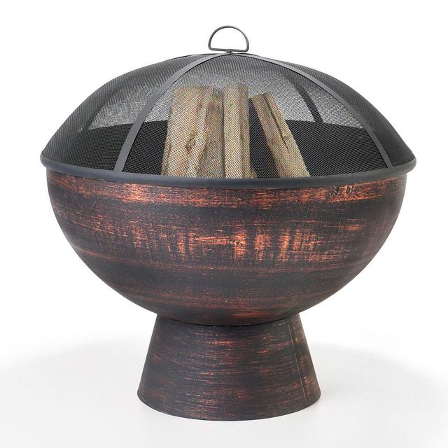 Good Directions 26-Inch Oversized Wood Burning Fire Pit in Black